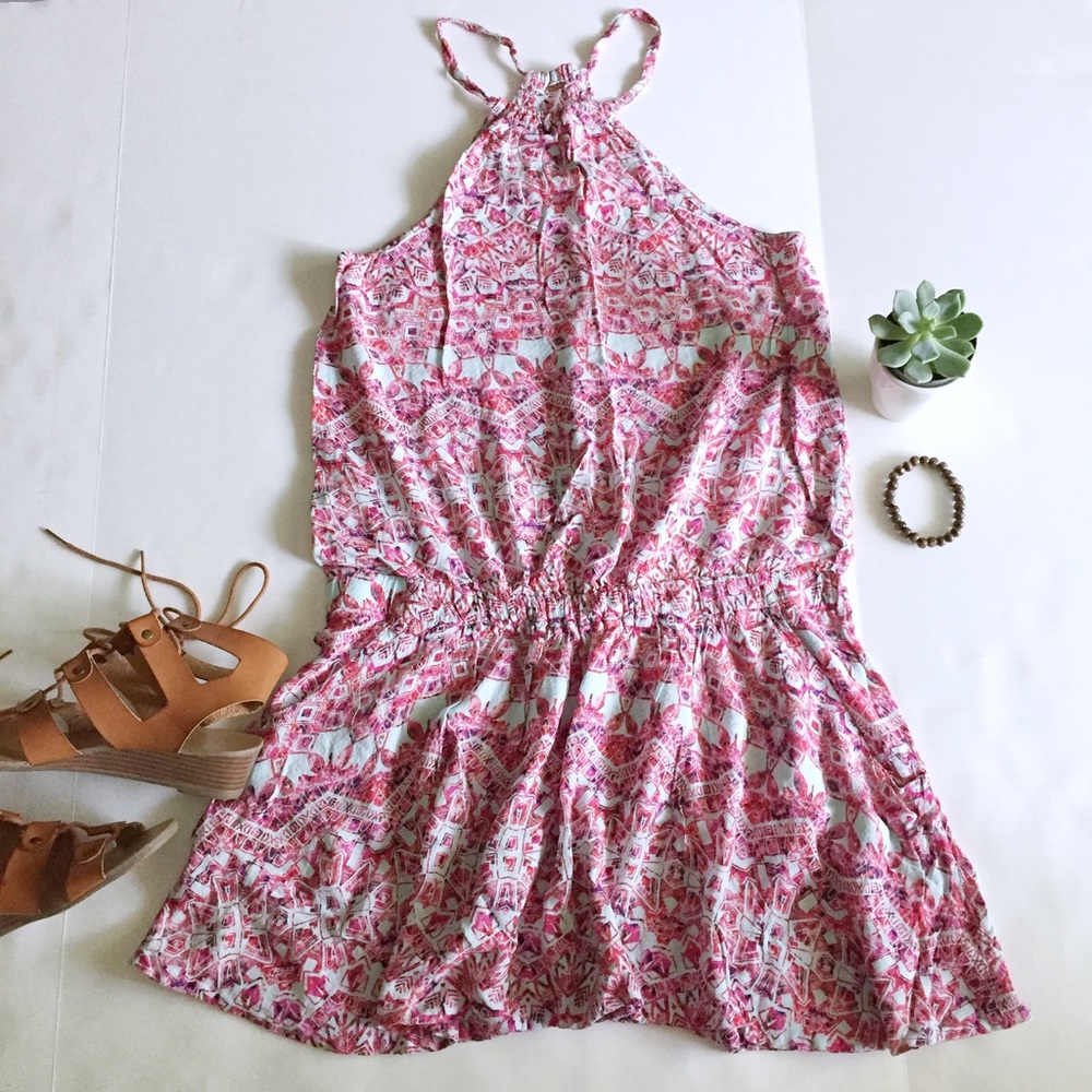 Free People Batik Print Dropwaist Dress - Picture 2 of 8